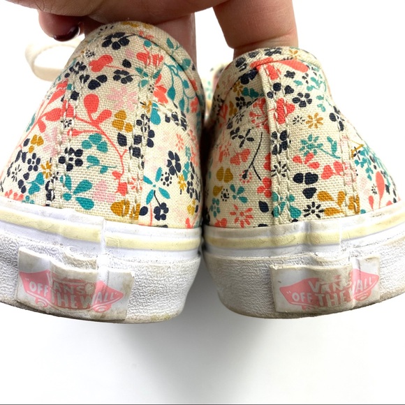 Vans Camden Lace Up Floral Sneakers, Women's 8 - Picture 9 of 12
